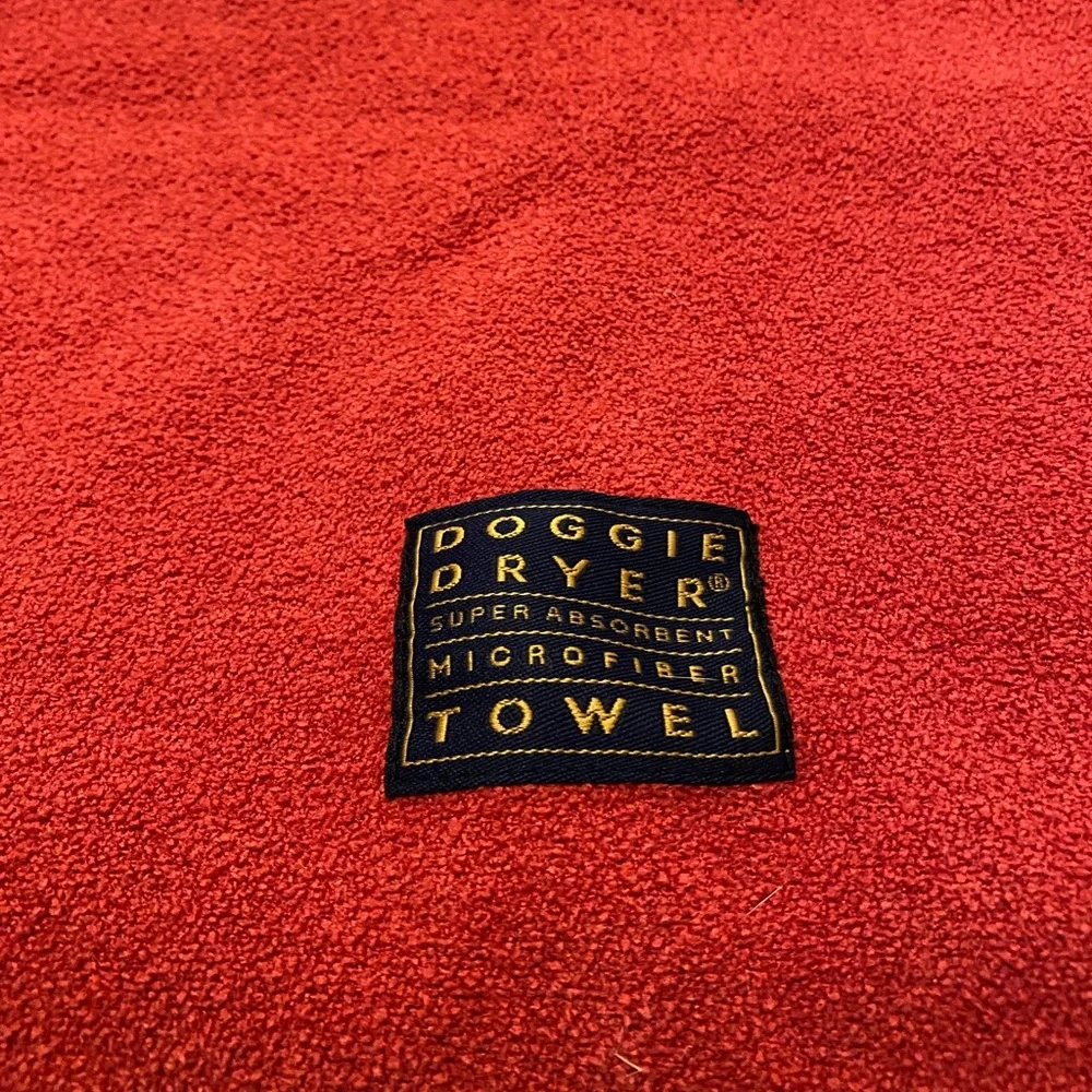 Red Microfiber Towel